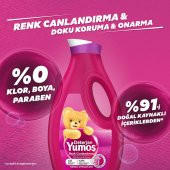 Yumoş Sıvı Bakım Çamaşır Deterjanı Renkli Giysiler 1690 ml - 6