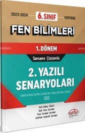 6.Sınıf Fen Bilimleri 1.Dönem Ortak Sınavı 2.Yazılı Senaryoları Tamamı Çözümlü Editör Yayınları - 1