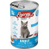 Energy Pet Food Energy Ton Balıklı Yetişkin Islak Kedi Konserve Maması 415 Gram 80 Adet - 1