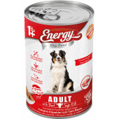 Energy Pet Food Energy Sığır Etli Yetişkin Islak Köpek Konserve Maması 415 Gram 80 Adet - 3
