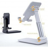 MEKs'ten Masaüstü Telefon Standı Yükseklik ve Açısı Ayarlanabilir Telefon Tutucu ve Tablet Standı-TB - 6