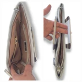 NİNE WEST GRİ ZİNCİR ASKILI CLUTCH PORTFÖY - 3