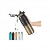 TKK Paslanmaz Çelik Termos Matara 900 ML Pipetli ve Pipetsiz Kullanım (Karışık Renk 1 Adet) - 1