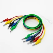 P1036 5 RENKLİ 1 METRE 1000V - 19A MULTIMETRE TEST UÇLARI KABLO KİTİ - 3