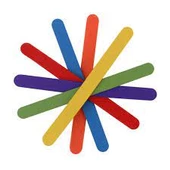 Ahşap Çubuk Büyük Renkli 50 li paket thumbnail 1