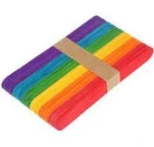 Ahşap Çubuk Büyük Renkli 50 li paket thumbnail 2