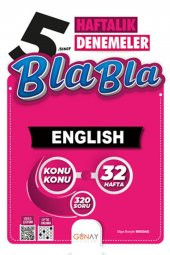 Günay 5.Sınıf Bla Bla Serisi İngilizce 32 Haftalık Denemeler - 1