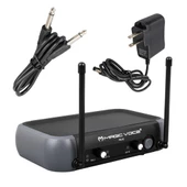 MAGICVOICE PG-42X VHF 2 EL KABLOSUZ TELSİZ MİKROFON (VOLUME KONTROLLÜ) + 525 AMERİKAN FİŞ VERİLECEK - 5