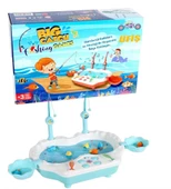 Aya Toys Pilli Balık Oyunu 40180, Pilli Havuzlu Müzikli Balık Tutma Oyunu - 2