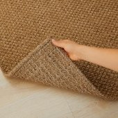 Ocean Home Textile Yıkanabilir Jüt Görünümlü Naturel Renk Hasır Desenli Halı Kilim 160 x 230 cm - 2