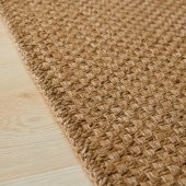 Ocean Home Textile Yıkanabilir Jüt Görünümlü Naturel Renk Hasır Desenli Halı Kilim 160 x 230 cm - 3