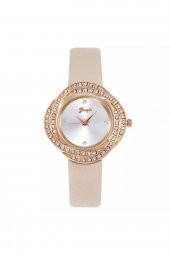 Kadın Kol Saati Lüks Moda Şık Trend Saat Rose Gold thumbnail 4