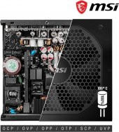 MSI MPG A650GF 650 W Power Supply Outlet - 3