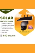 3MP 4G Solar Güneş Enerjili IP Kamera - 3
