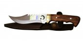 El Yapımı Komando Bıçağı Deri Kılıflı 27 cm - 1
