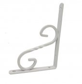 Beşel Ferforje Raf Altı Parlak Beyaz 15,5x11,5x1,4 cm No:1 (4 Adet) - 1