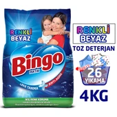 Avantajlı Çamaşır Bakım Seti: Bingo Toz Deterjan 4kg + Sıvı Deterjan 2L + Çamaşır Yumuşatıcısı - 3