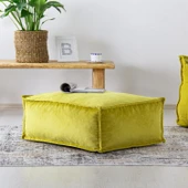 Homedius Notre Kadife Koltuk Puf Set  Tek Kiremit thumbnail 9