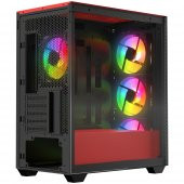 Rampage BLAZE Mesh Temperli Camlı Siyah 4* 12cm ARGB Fan M-ATX Mid-T Gaming Oyuncu Kasası - 3