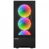 Everest DUSK PEAK 600W Temperli Camlı 4*12cm RGB Fan ATX Mid-T Gaming Oyuncu Kasası - 2