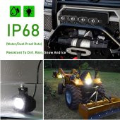 Offroad sis lambası 40w beyaz-amber çakarsız adet 12-30v / LASS298 - 2