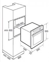 TEKA HAK 625 BK ANKASTRE FIRIN SİYAH - 2