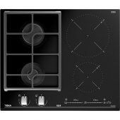 Teka JZC 64322 ABC BK (E4) 60 cm Siyah Camlı İndüksiyonlu + Gazlı Hibrit Ocak - 2