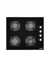 ALVEUS 605 SİYAH SOĞUTMA FANLI 3LÜ ANKASTRE SET (F17-GLS640-MFA605) - 3
