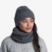 Buff Örgü ve Polar Bere Knitted & Polar Hat KIM Gri - 5