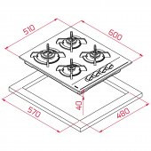 Teka Gbc 64002 Kbc Bk (E4) 60 Cm Siyah Gazlı Ocak - 4