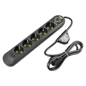 Vea VA-21561 Akım Korumalı Priz 5 Li 1.5 Metre Uzatma Kablosu Usb li Isıya Dayanıklı 3-16 Amper Anahtarlı - 7