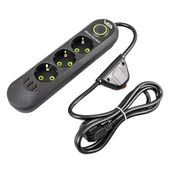 Vea VA-21557 Akım Korumalı Priz 3 Lü Usb li 1.5 Metre Uzatma Kablosu Anahtarlı 3-16 Amper - 7