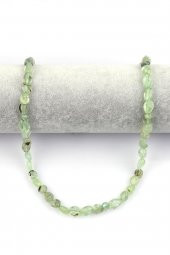 Prehnite Doğal Taş Dizi Mercimek Kesim - 2