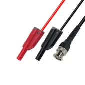 Powermaster 2x 4mm Banana Fişli BNC Kablo Kamera Soketi Kablosu Konnektör - 1