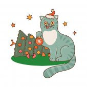 Yılbaşı Temalı Kupa Bardak Baskılı Kahve Kupa Bardak Model 4 thumbnail 1