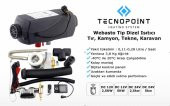 Tecno Point Tecnopoint TC18-01 12V 2.5kw Webasto Tip D2 Model Tekne, Karavan, Minibüs Uyumlu Dizel Isıtıcı - 2