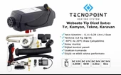 Tecno Point Tecnopoint TC18-01 12V 2.5kw Webasto Tip D2 Model Tekne, Karavan, Minibüs Uyumlu Dizel Isıtıcı - 2