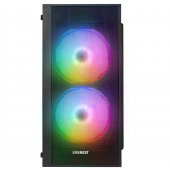 Everest Mınıon Mesh Peak 300W 2* 12Cm Rainbow Fan Akrilik Yan Panel Mini-T Gaming Oyuncu Kasası - 2