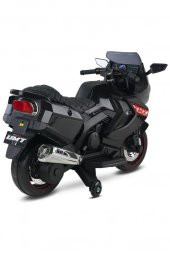 Babyhope Ledli Akülü Motor 12V 438A XMX-316 Siyah 06438A10,Müzikli Çocuk Motoru - 3