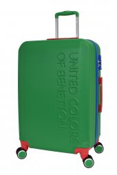 United Colors Of Benetton Lüx Abs Orta Boy Valiz Yeşil BNT600 - 1