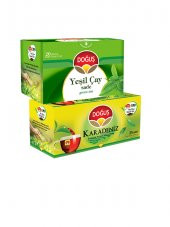 KARADENİZ BARDAK SİYAH VE YEŞİL ÇAY SADE SÜZEN POŞET ÇAYLARI - 1