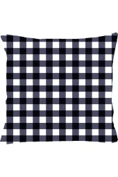 Kareli, Ekose, Tartan, Dama Model Kırlent Kılıfı No:11 - 1