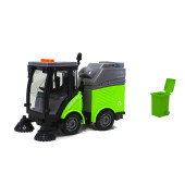 Oyuncak Sokak Süpürme Çöp Kamyonu 1/16 Ölçek Işıklı Sesli - 1