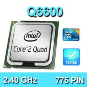 Intel Core 2 Quad Q6600 2.40Ghz 8Mb 4 Çekirdek 775P Fansız Tray İşlemci - 1
