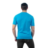 Sıfır Yaka Tişört, Turkuaz -113E309- Bisiklet Yaka Tshirt thumbnail 2