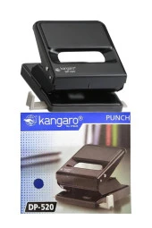 Delgeç Siyah Metal Gövde Delegeç Orta Boy Dp-520 1 Adet Ofis Büro Okul 22 Sayfa Kapasiteli - 1