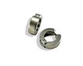 2li Çelik Kıstırmalı Küpe 316L Çelik thumbnail 4