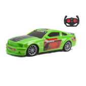 1/16 Ölçek Uzaktan Kumandalı Spor Araba Mustang Ful Fonksyon Yeşil - 1