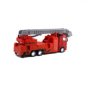 Oyuncak İtfaiye Kurtarma Kamyonu Metal Çek Bırak 20 Cm - 3