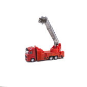 Oyuncak İtfaiye Kurtarma Kamyonu Metal Çek Bırak 20 Cm - 4